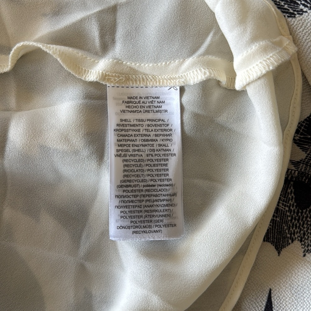 Lauren Ralph Lauren Black and White Floral Dress Size 12 - Picture 10 of 12